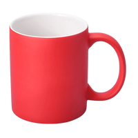 Magický hrnek červený s bílým vnitřkem 330ml SM-031 matný Pro sublimaci AA+ 
