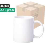 Kubki białe do sublimacji (AA+) 330ml - KARTON 36szt.