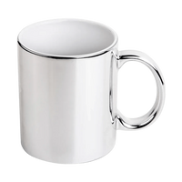 UNISUB Sublimation Becher SM-054 Plating Silber