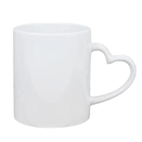 UNISUB Sublimation Becher SM-055 330 ml Herz Griff