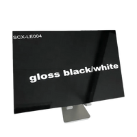 Bleche für die Lasergravur gloss black/white, 610x305mmx0.45mm UNISUB SCX-LE004