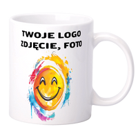 Printed white mug SM-011 class AA+