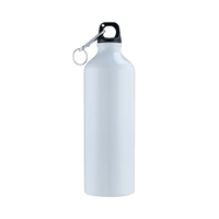Metallic white OUTDOOR 650ml Stainless Steel Bottle UNISUB MB-002