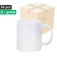 CARTON 36 pcs. Mug white 330ml Grade A UNISUB SM-049 for sublimation