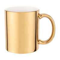 UNISUB sublimation gold mug SM-053 330 ml plated gold