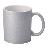 SM-044 Glitter Silver Mug 330 ml 