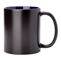 SM-022 Magic mug black with navy blue interior 330ml