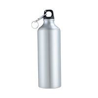 Metallic silver OUTDOOR 650ml Stainless Steel Bottle UNISUB MB-001