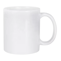 White 330ml mug AAA UNISUB SM-048 for sublimation
