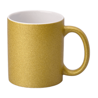 SM-043 Glitter mug Glitter Gold 330 ml 