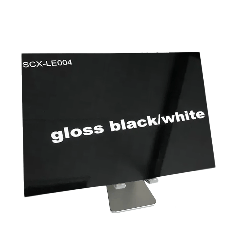 Sheet metal for laser engraving gloss black/white, 610x305mmx0.45mm UNISUB SCX-LE004