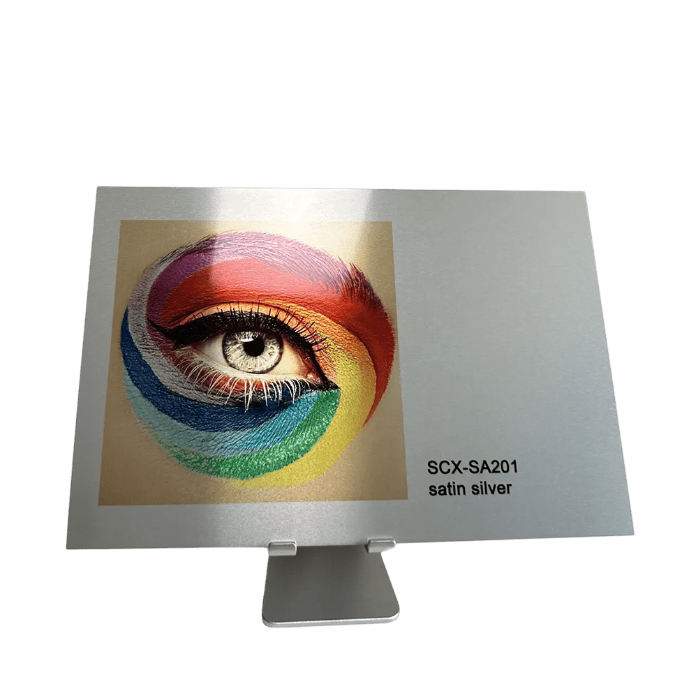 Aluminum sublimation sheet satin silver, 600x300mmx0.45mm UNISUB SCX-SA201