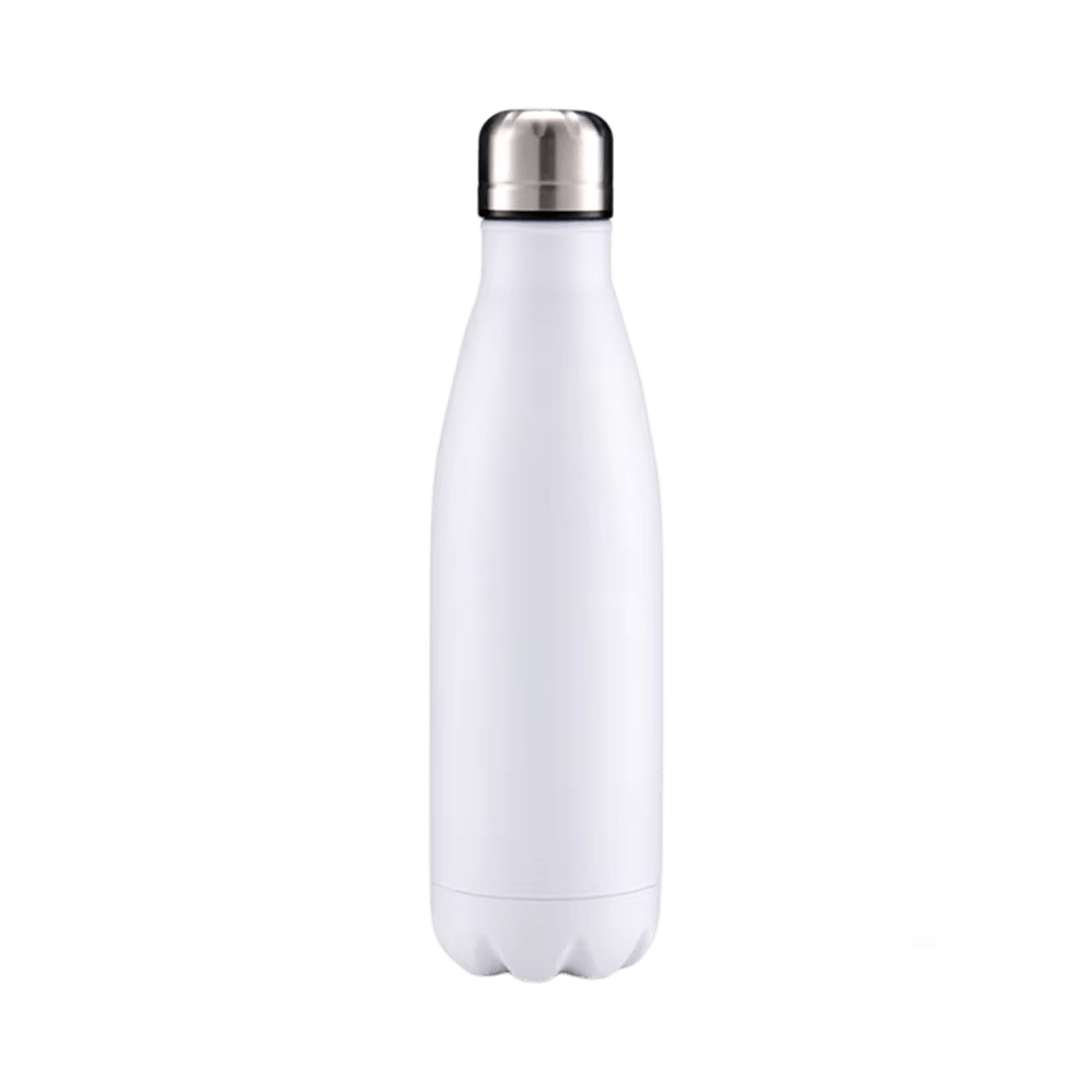 Metalická bílá OUTDOOR 500ml termoska z nerezové oceli UNISUB TB-003