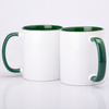 UNISUB printed mug SM-038 425ml dark green interior and ear AA+
