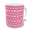 PINK HEARTS Sublimationsdruck auf 330 ml Becher
