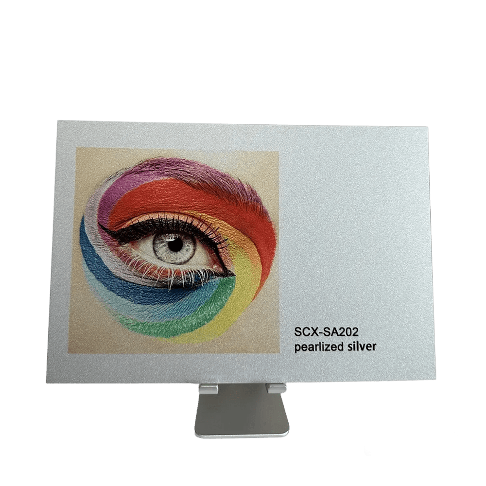 Blacha do sublimacji aluminium pearlized silver, 600x300mmx0.45mm UNISUB SCX-SA202