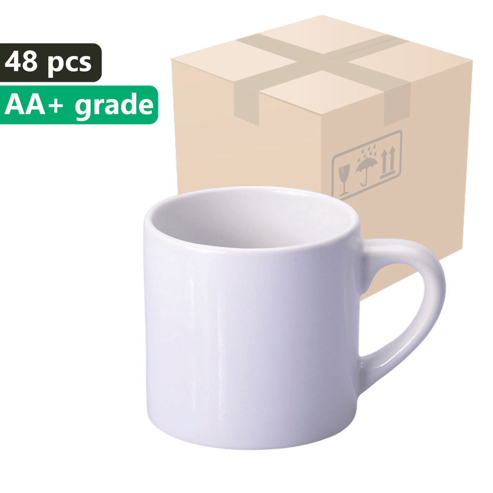 SM-012 Filiżanki białe do sublimacji (AA+) 170ml (KARTON 36 szt)