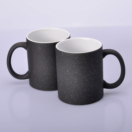 CARTON 36 pcs. SM-042 SKY magic mug black 330ml 