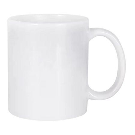 White mug for sublimation 330ml quality A+ SM-057 ceramic