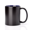 Printed magic mug black with navy blue interior SM-022 330ml