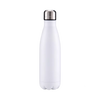 CARTON 50 pcs. Metallic white OUTDOOR 500ml Stainless Steel Thermos Bottle UNISUB TB-003