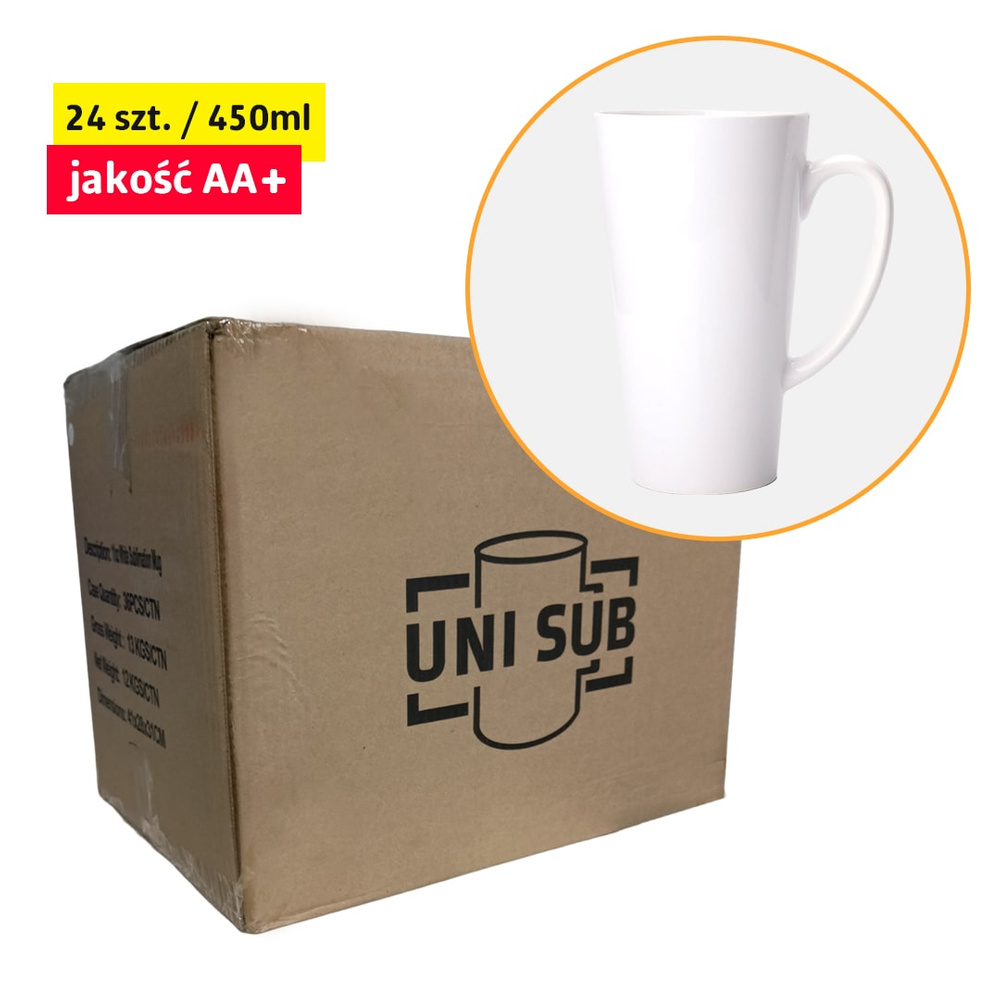 SM-014 Kubek do Latte biały 425ml