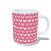 White mug with printed 330ml Grade A UNISUB SM-049