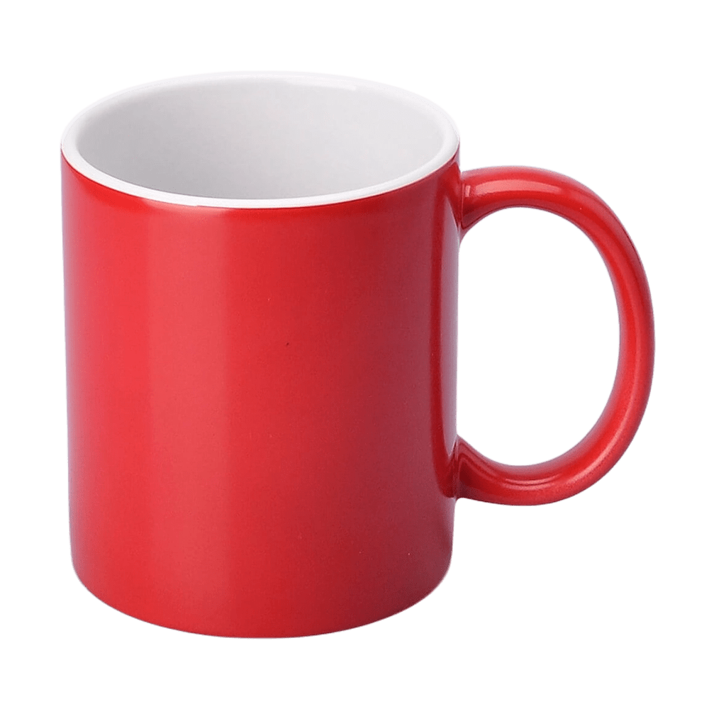 SM-028 Magic Becher rot mit weißer Innenseite 330ml (semi-matt)