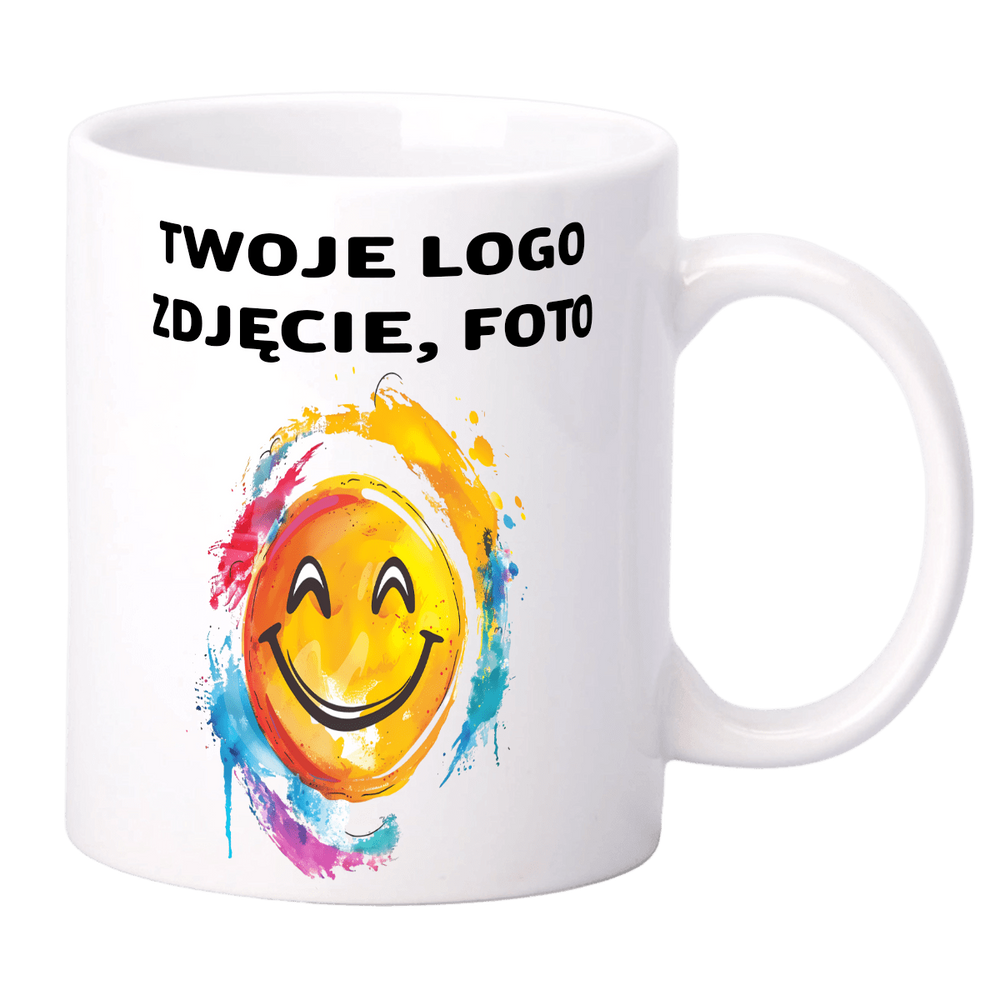 Printed white mug SM-011 class AA+