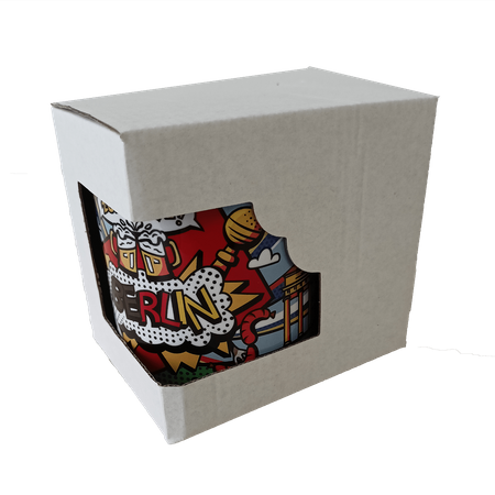 Box mit Sichtfenster für Sublimationsbecher 330 ml