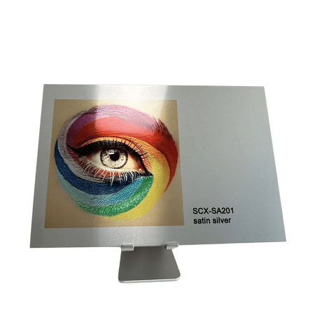 Aluminum sublimation sheet satin silver, 610x305mmx0.55mm UNISUB SCX-SA201EXT