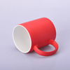 Magic red mug with white interior 330ml SM-031 matte For sublimation AA+ 