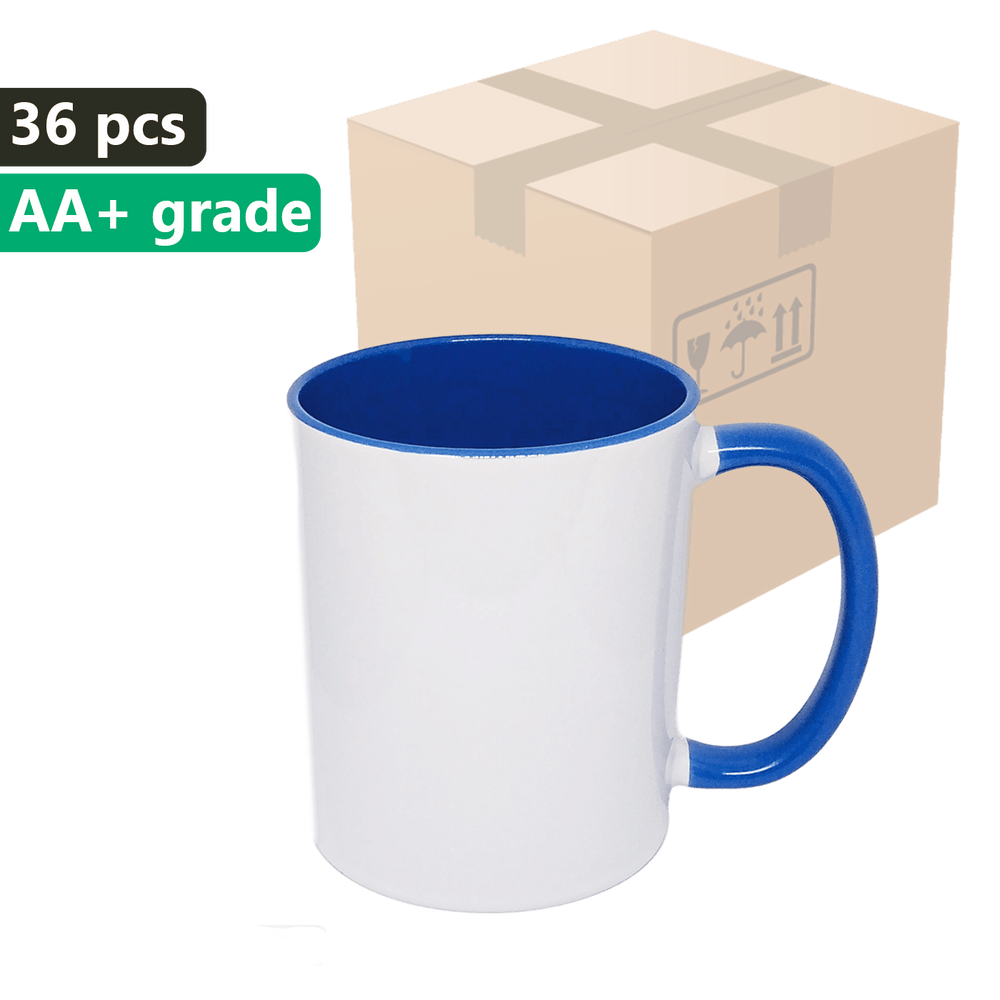 CARTON 36 pcs. UNISUB SM-052 Marine Blue Sublimation Mug 330 ml