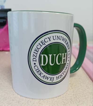 White mug with printed 330ml Grade A UNISUB SM-049
