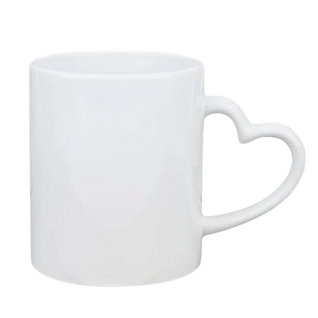 UNISUB Sublimation Becher SM-055 330 ml Herz Griff