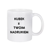 White mug with printed 330ml Grade A UNISUB SM-049