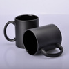 SM-016 Magischer Becher schwarz mit schwarzer Innenseite für Sublimation 330ml (semi-matt)