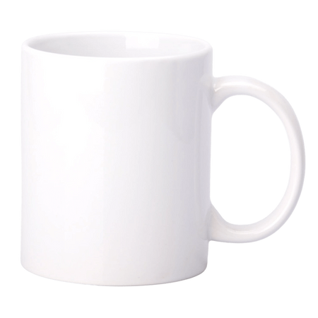 White mug for sublimation 330ml quality AA+ SM-058 ceramic