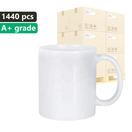 PALETA XL 1440szt. Kubek biały do sublimacji UNISUB SM-049 A+ 330ml