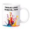 White mug with printed 330ml Grade A UNISUB SM-049