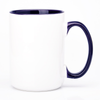 SM-036 Mug with cobalt interior and earpiece 425ml
