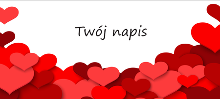 Bunch of Hearts Sublimationsdruck - mit oder ohne Aufschrift