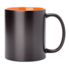 Karton 36 sztuk Kubek magiczny czarny SM-025 z pomarańczowym wnętrzem 330ml