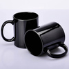 Carton 36 pcs. Magic mug black with black interior 330ml (glossy) SM-018 