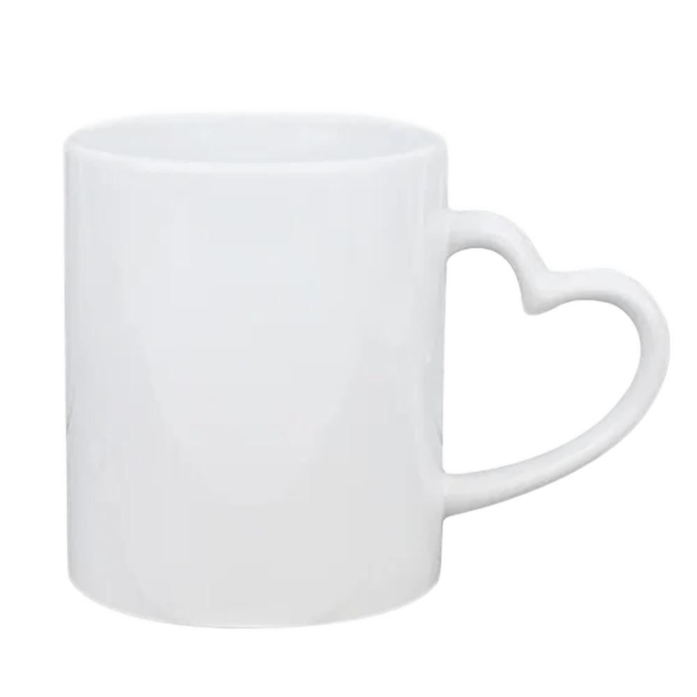 UNISUB Sublimation Becher SM-055 330 ml Herz Griff