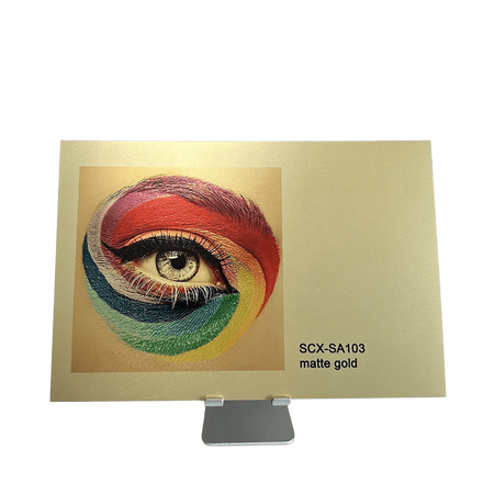 Aluminium-Sublimationsfolie matte gold, 600x300mmx0.45mm UNISUB SCX-SA103