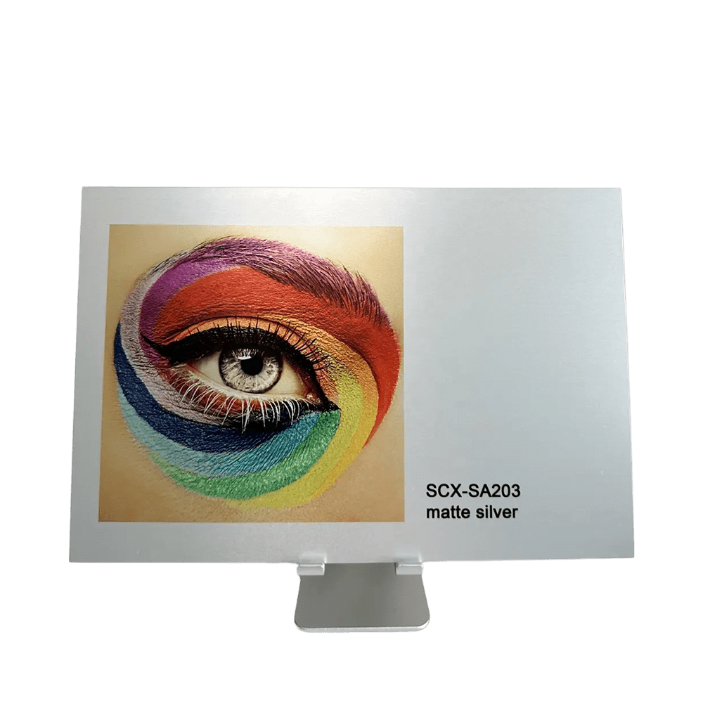 Blacha do sublimacji aluminium matte silver, 600x300mmx0.45mm UNISUB SCX-SA203