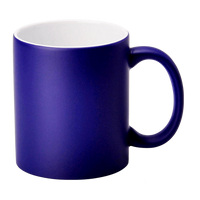 SM-030 Kubek magiczny granatowy z białym wnętrzem 330ml (matowy)